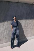 By-Bar karly blouse | blue tie dye stripe - thumbnail