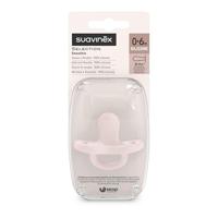 Fopspeen met symmetrische speen SX Pro Colour Essence SUAVINEX lichtroze - thumbnail