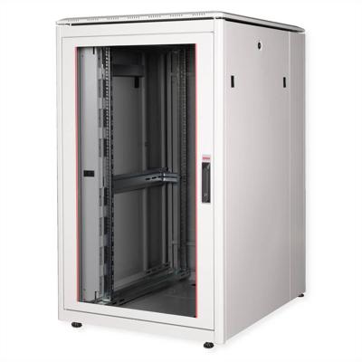 ROLINE 19-inch netwerkkast Pro 26 U, 800x1000 BxD Glazen deur grijs ROLINE 19-inch netwerkkast Pro 26 U, 800x1000 BxD Glazen deur grijs