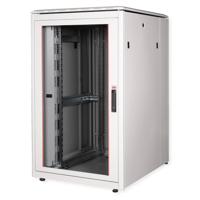 ROLINE 19-inch netwerkkast Pro 26 U, 800x1000 BxD Glazen deur grijs - thumbnail