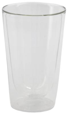 HEMA Theeglas Dubbelwandig 450ml Glas (transparant)