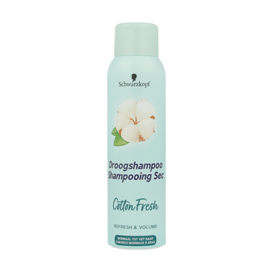 Schwarzkopf Droogshampoo cotton fresh 150 Milliliter Schwarzkopf Droogshampoo cotton fresh 150 Milliliter
