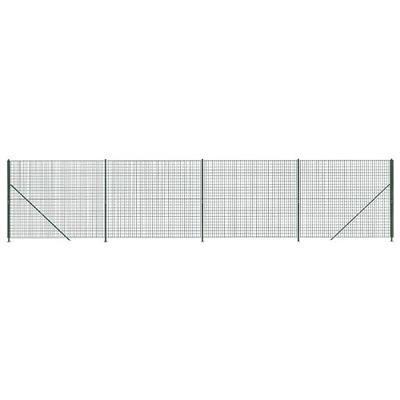 VidaXL Draadgaashek met flens 1,8x10 m groen