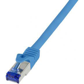 LogiLink C6A116S RJ45 CAT 6A S/FTP 20.00 m Blauw 1 stuk(s)