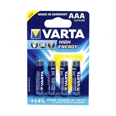 Varta AAA Batterijen 4 Stuks