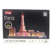 Puzzle luminoso 3D - Monumenti di Parigi - Gioco di costruzione - EXPLORA - 115 pezzi - Da 8 anni - thumbnail