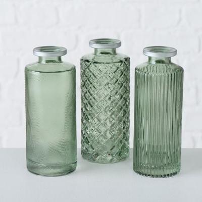 Boltze Home Vaas adore glas h13cm groen