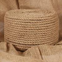 VidaXL Touw 25 m lang 10 mm dik jute - thumbnail