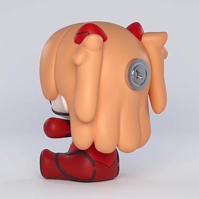 Neon Genesis Evangelion: Rebuild of Evangelion Huggy Good Smile Chibi Figure Asuka Shikinami Langley: Eye Patch Ver. 7 cm