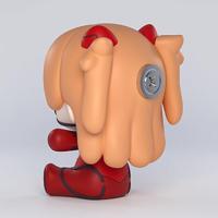 Neon Genesis Evangelion: Rebuild of Evangelion Huggy Good Smile Chibi Figure Asuka Shikinami Langley: Eye Patch Ver. 7 cm - thumbnail