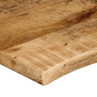 Tafelblad met natuurlijke rand 110x60x3,8 cm massief mangohout - thumbnail