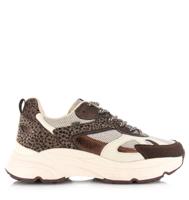 POSH Poelman sneaker brown animal Mesh Dames - thumbnail
