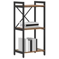 Boekenkast Oud hout 40 x 30 x 83 cm Bewerkt hout - thumbnail