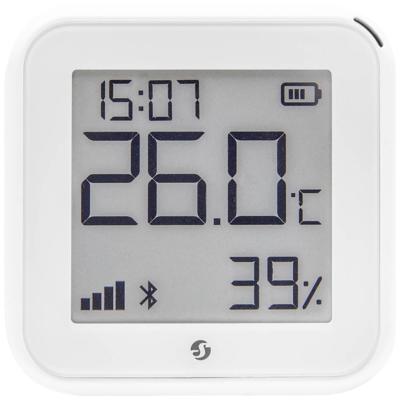 Shelly H&T Gen 3 Matte White Draadloze temperatuur- en luchtvochtigheidssensor