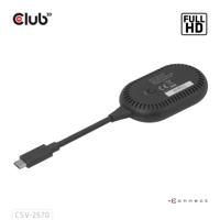 club3D CSV-2570 USB-C-kabel HDMI / USB-C Aansluitkabel - thumbnail