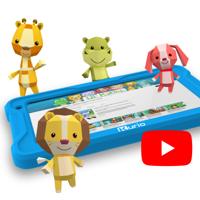 Kurio Kindertablet Premium Nickelodeon Tablet Blauw - thumbnail