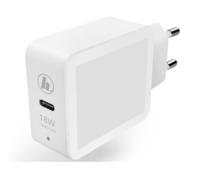 Hama Oplader, Power Delivery (PD)/Qualcomm®, 18 W, wit - thumbnail