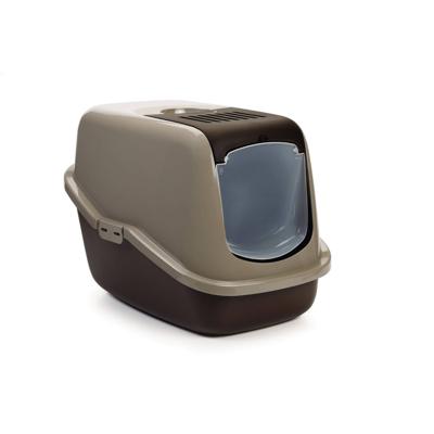 SAVIC KATTENBAK NESTOR GRIJS / BRUIN 56X39X38,5 CM SAVIC KATTENBAK NESTOR GRIJS / BRUIN 56X39X38,5 CM