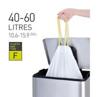 EKO afvalzakken type f 40-60l wit - thumbnail
