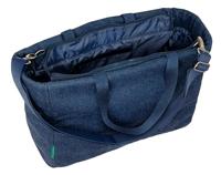 Handtas Benetton Denim Blauw 40 x 31 x 17 cm - thumbnail