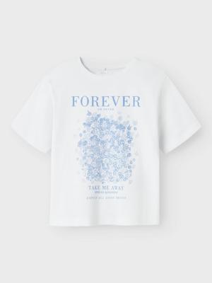 Name it zomer top meisjes - wit - Nkfdask