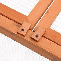 Dierenhok voor buiten 150x100x50 cm massief vurenhout - thumbnail