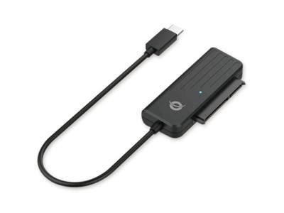 Conceptronic ABBY02B kabeladapter/verloopstukje USB C SATA Zwart