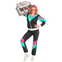 Disco Trainingspak Jaren 80 Zwart - thumbnail