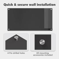 VidaXL Keuken spatscherm donkergrijs 100 x 50 cm gehard glas - thumbnail