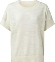 Crew neck knit sweater bleached sand - thumbnail