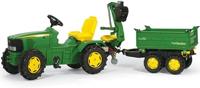 Rolly Toys 122004 RollyMega Trailer John Deere Groen - thumbnail