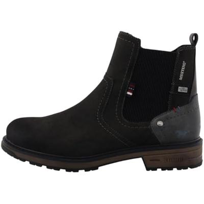 Mustang Heren 15M0021005 enkellaarzen, Coal, 45 EU, antraciet, 45 EU
