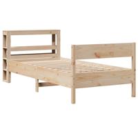 Bedframe zonder matras massief grenenhout 140x200 cm - thumbnail