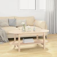 Salontafel 110x55x45 cm massief grenenhout - thumbnail