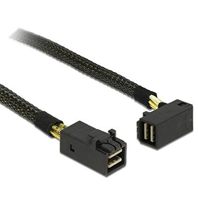 Delock 83643 Kabel Mini SAS HD SFF-8643 > Mini SAS HD SFF-8643 haaks 1 m
