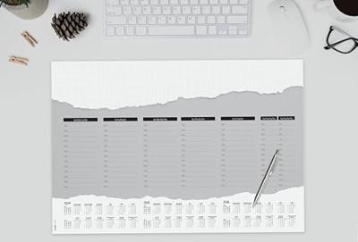 Sigel SI-HO305 Designonderlegger A2 Weekplan + Kalender 24/25/26 52 Vel