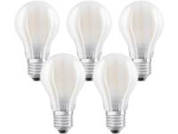 OSRAM HOMELIGHTING 4058075090620 LED-lamp Energielabel E (A - G) E27 Peer 7 W = 60 W Warmwit (Ø x h) 60 mm x 108 mm Filament / Retro-LED 5 stuk(s) - thumbnail