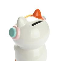 Coin bank Kawaii Melody white ceramic - thumbnail