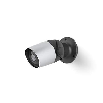 Hama Bewakingscamera WLAN (WLAN-camera voor buiten, outdoor camera met spraak- en app-bediening, weerbestendige buitencamera met bewegingsmelder, nachtzicht, 2-weg audio, opname, 1080p) zwart