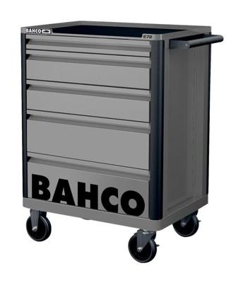Bahco Gereedschapswagen E72 26" met 5 lades grijs | 693 mm x 510 mm x 955 mm - 1472K5GREY