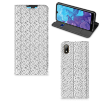 Huawei Y5 (2019) Hoesje met Magneet Stripes Dots - thumbnail