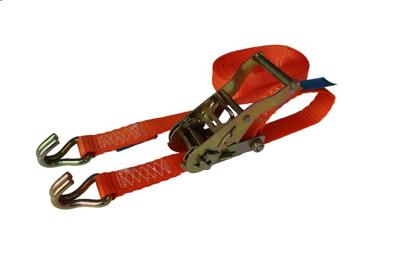 KONVOX spanband met ratel en haken - 5 m x 25 mm - oranje - 2-delig KONVOX spanband met ratel en haken - 5 m x 25 mm - oranje - 2-delig