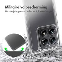 Accezz Xtreme Impact Backcover voor Xiaomi 14T Pro Telefoonhoesje Transparant - thumbnail