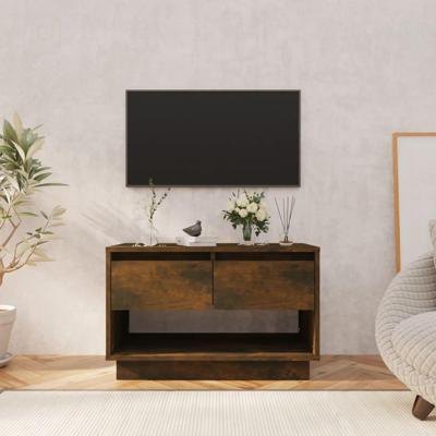 Tv-meubel 70x41x44 cm spaanplaat gerookt eikenkleurig Tv-meubel 70x41x44 cm spaanplaat gerookt eikenkleurig