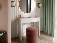 Make-up tafel TEORNIOLE 1 lade wit - thumbnail