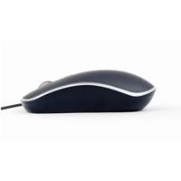 4-knops optische muis, USB, zwart/zilver - thumbnail