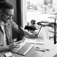 Tie Studio Mic Stand Broadcasting Stand - thumbnail