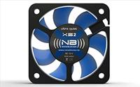 NoiseBlocker BlackSilent XS2 PC-ventilator Zwart, Blauw (doorschijnend) (b x h x d) 50 x 50 x 10 mm - thumbnail