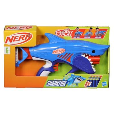 Nerf Elite Junior Sharkfire Blaster + 8 Darts