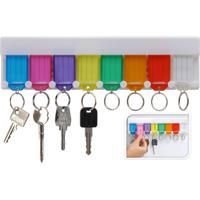 Sleutelrek met Sleutelhangers, 8st. - thumbnail